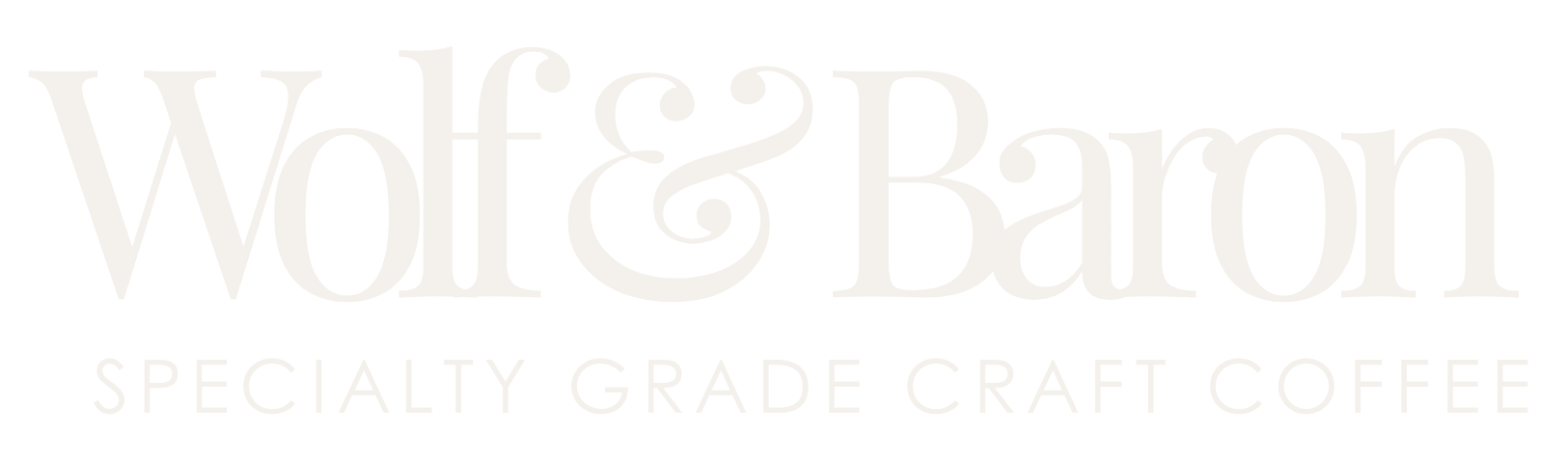 Wolf & Baron logo on a white background